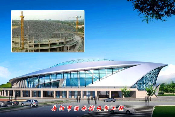 河池游泳池网架